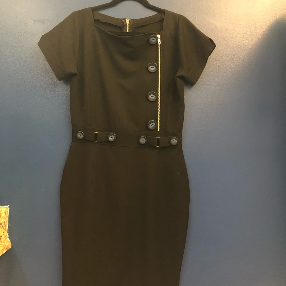 Navy Blue Business Casual Dress